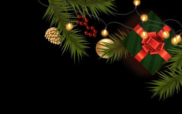 Enfeites de natal decorativos