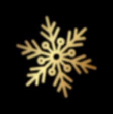 Flocos de neve decorativos